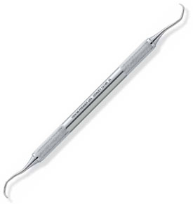 Premier #13/14R Double End Gracey Curette Rigid with a Light Touch Round (LT) Handle
