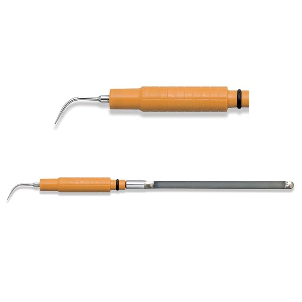 Premier 25K #10 Universal Ultrasonic Insert, Internal Flow, with Orange resin handle