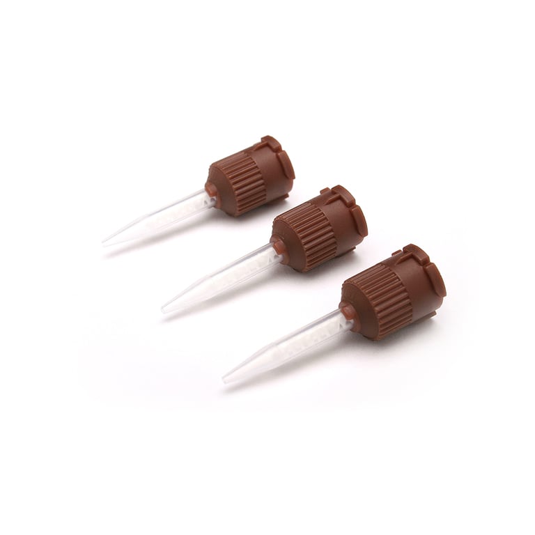 Premier Automix Dual Barrel Syringe Tips Used with Nextemp & Implant Cement, package of 25 tips