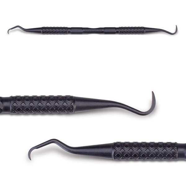 Premier 137 Anterior Implant Scaler 2/Pk. Made from fiber-reinforced graphite