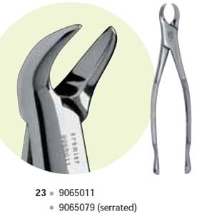 Premier #23 Cowhorn Surgical Forceps, lower 1st and 2nd molar universal