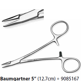 Premier 5" Baumgartner Needle Holder, single holder