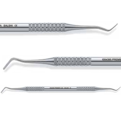 Premier Balshi Packer - Serrated Cord Packing Instrument with Tactile Balanced (TB) 1/4" Round