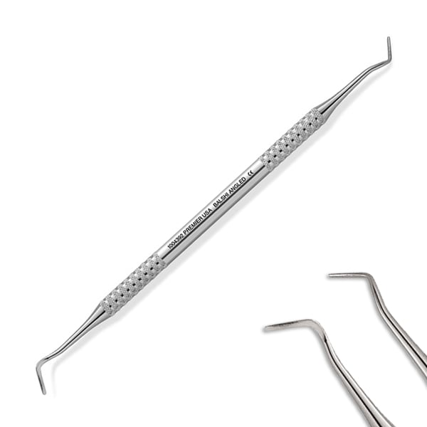 Premier Balshi Packer Angled - Smooth Cord Packing Instrument with Tactile Balanced (TB) 1/4"