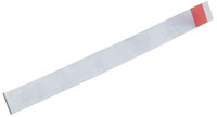 Stop Strips 8 mm, Straight - Mylar Anterior Matrix Bands with Integrated Stopper, Red. Package