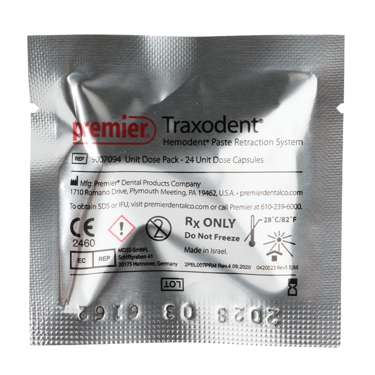 Traxodent Hemodent Paste Retraction System - Unit