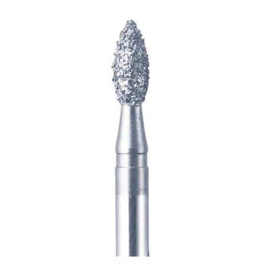 Two Striper FG #290.4 football shaped very fine diamond bur. Pack of 5