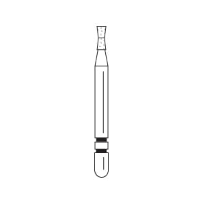 Two Striper FG #390.3 double inverted cone coarse grit diamond bur, 5/pack