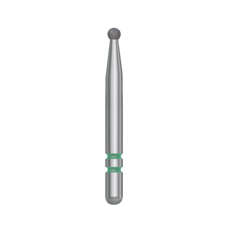 Two Striper FG #115 Fine Diamond Bur, Round. Pack of 5