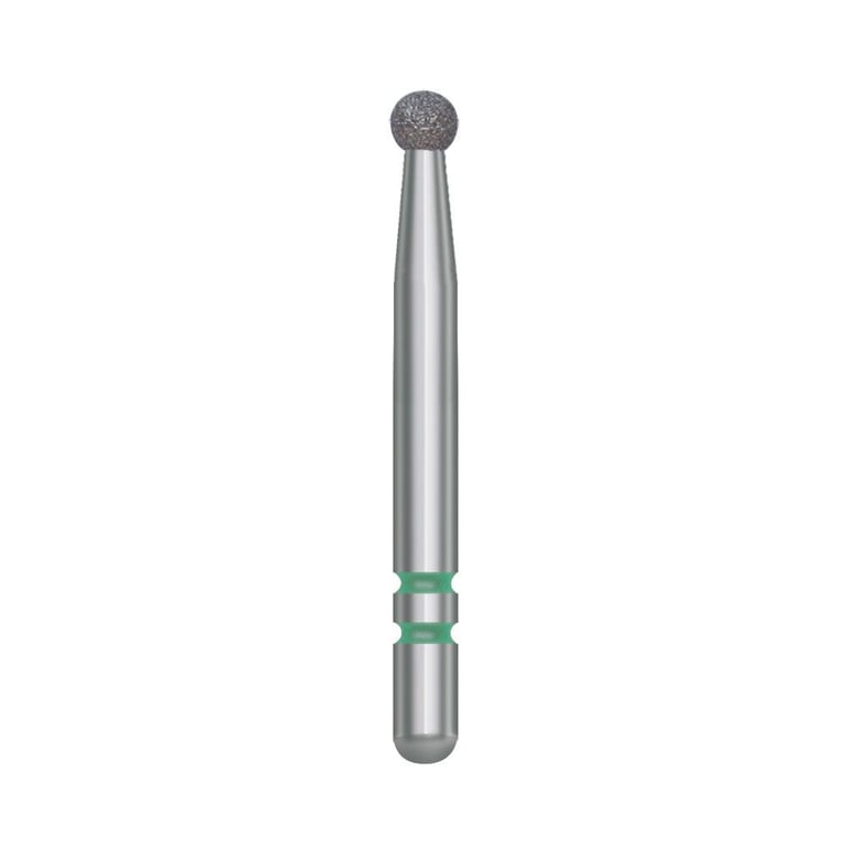 Two Striper FG #120 Fine Diamond Bur, Round. Pack of 5