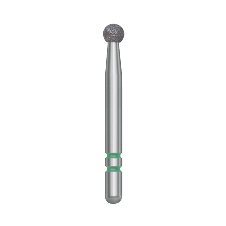 Two Striper FG #125 Fine Diamond Bur, Round. Pack of 5