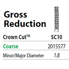 Two Striper FG #SC10 Gross Reduction Coarse Diamo