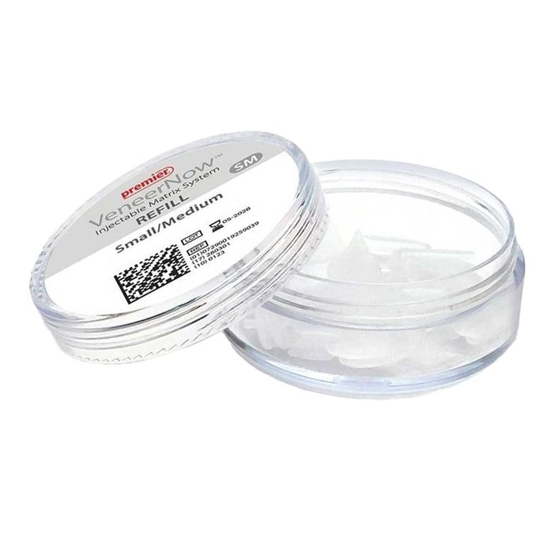 VeneerNow Injectable Matrix System Refills, Tooth 7, Small/Medium, 6/Pk. Elevate your dental