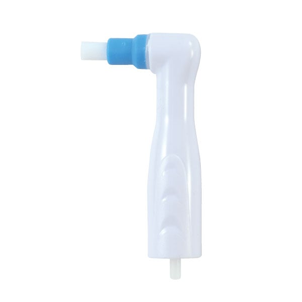 Premium Plus Disposable Prophy Angle with Flat Brush, 100/Pk, Latex Free. Right angle 90 degrees