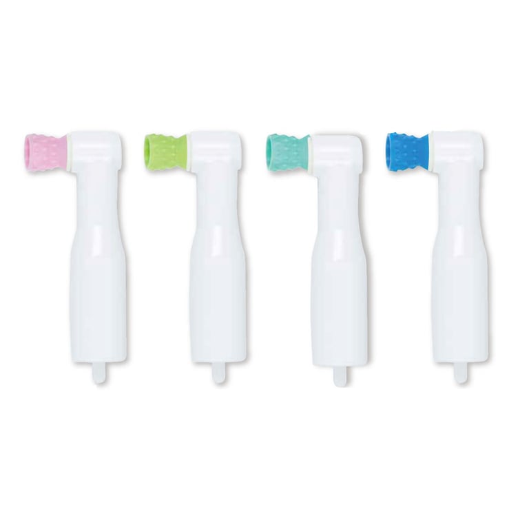 Premium Plus Disposable 60 Turn-Reciprocating Prophy Angles, White Body, Soft Short Cups (7mm)