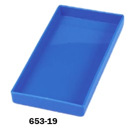 Premium Plus #19 cabinet tray with one open compartment for pliers, scissors, etc. 7-3/4" x 3-3/4"