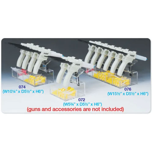 Premium Plus Acrylic Impression Gun Holder for 4 Guns (Gun & material not included). For both