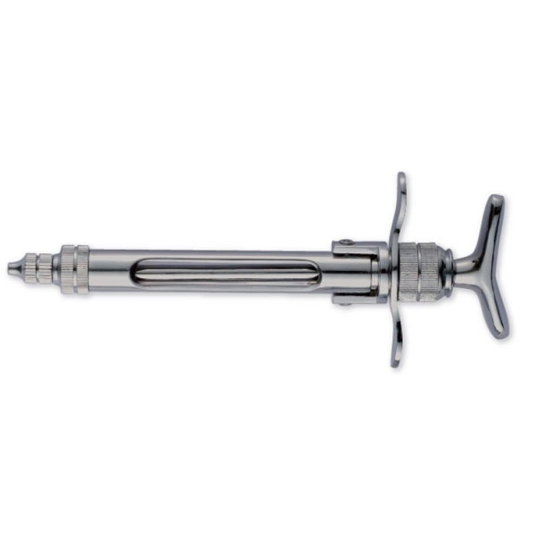 Premium Plus 1.8 ml Standard Non-Aspirating Injection Syringe, 1/Pk. Stainless Steel