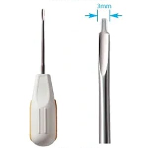 Premium Plus # DE3 Root Elevator - Luxating Periotome Type - 1/Pk. Stainless steel root elevator