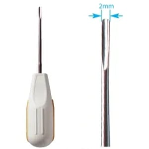 Premium Plus # 2S Root Elevator - Luxating Periotome Type - 1/Pk. Stainless steel root elevator