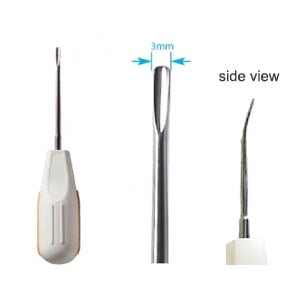 Premium Plus # 3C Root Elevator - Luxating Periotome Type - 1/Pk. Stainless steel root elevator
