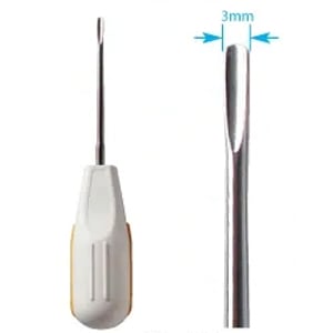 Premium Plus # 3S Root Elevator - Luxating Periotome Type - 1/Pk. Stainless steel root elevator