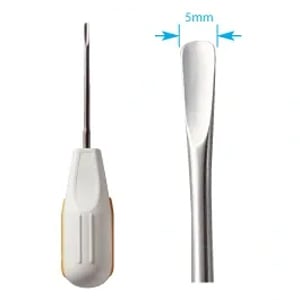 Premium Plus # 5S Root Elevator - Luxating Periotome Type - 1/Pk. Stainless steel root elevator