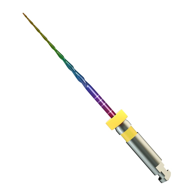 Premium Plus E18 Dual Shaper Chameleon NiTi File, 21mm, 20/04, 5/Pk. Heat-activated NiTi files
