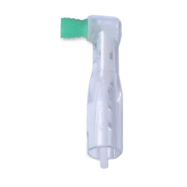 Premium Plus Disposable Clear 90° Prophy Angle, Soft Standard Cup, Green, 100/Pk. Fits all