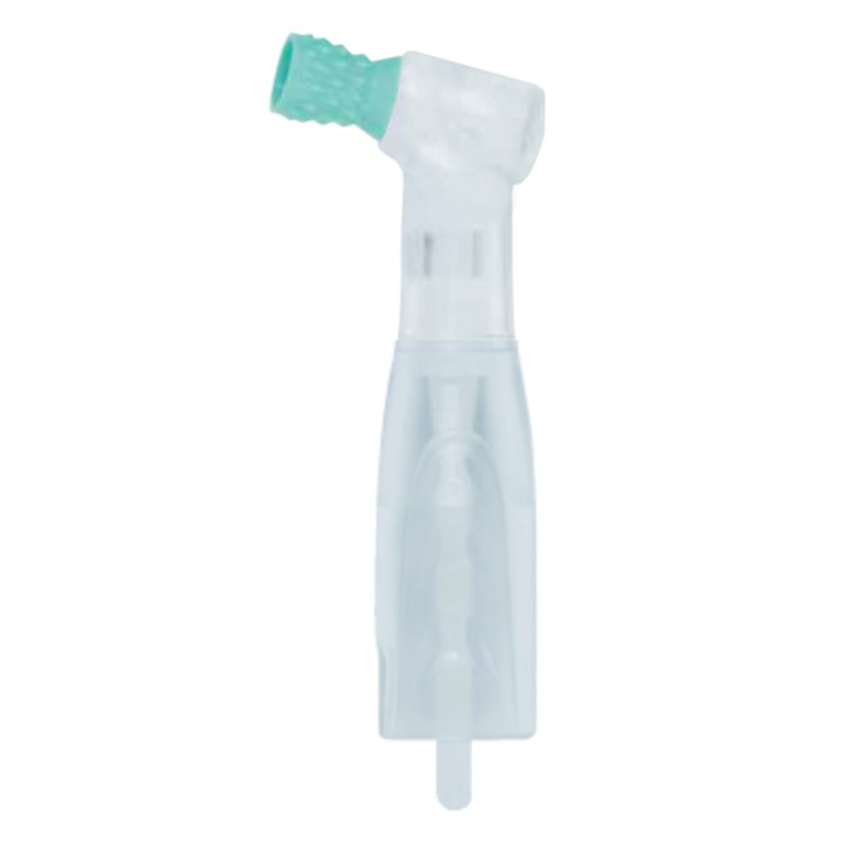 Premium Plus Disposable Clear 105° Prophy Angle, Soft Standard Cup, Green, 100/Pk. Fits all