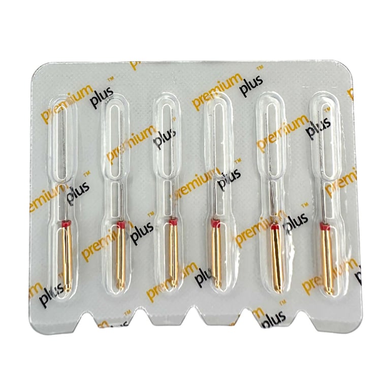 Premium Plus Stainless Steel 25mm Engine H-Files, Size 25, 6/Pk