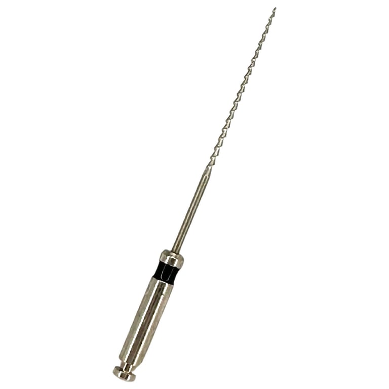 Premium Plus Stainless Steel 25mm Engine H-Files, Size 40, 6/Pk