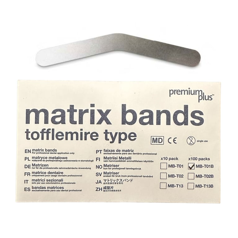 Premium Plus #1 Tofflemire Matrix Band, Stainless