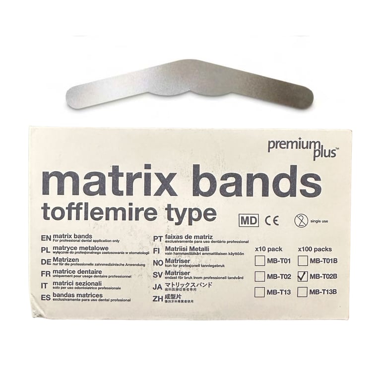 Premium Plus #2 Tofflemire Matrix Band, Stainless