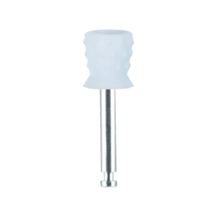 Premium Plus Short Regular Prophy Cups, Metal Shank, Turbine Blade CA, White, 100/Box. Shorter