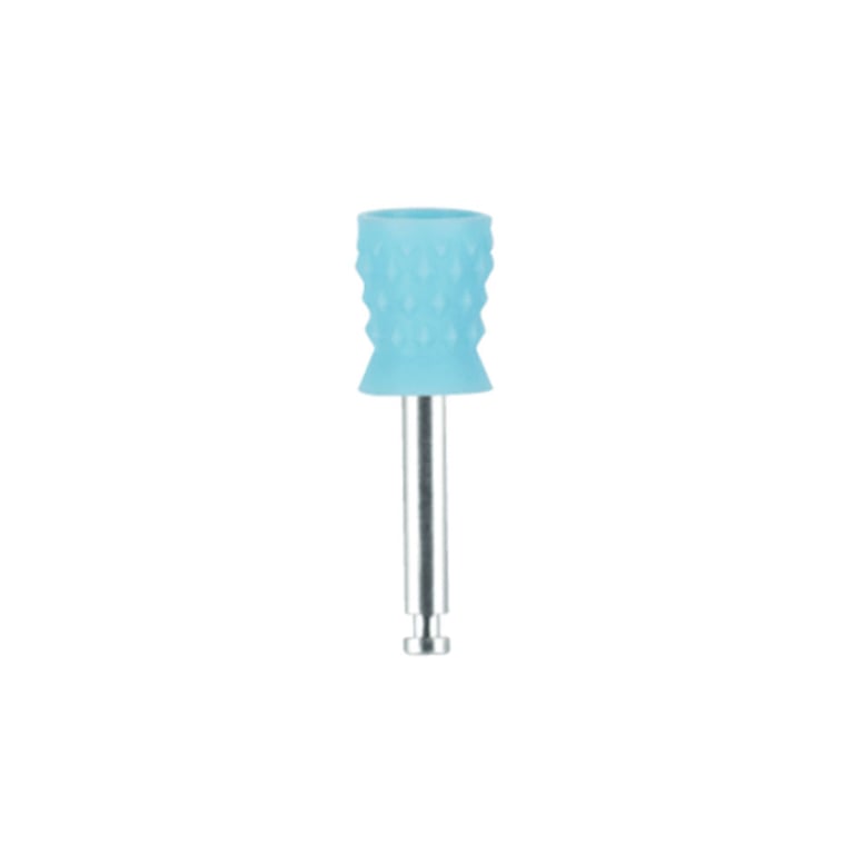 Premium Plus Standard Regular Prophy Cups, Metal Shank, Turbine Blade CA, Light Blue, 100/Box