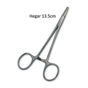 Premium Plus 5-1/4" Mayo-Hegar Needle Holder, Stainless Steel