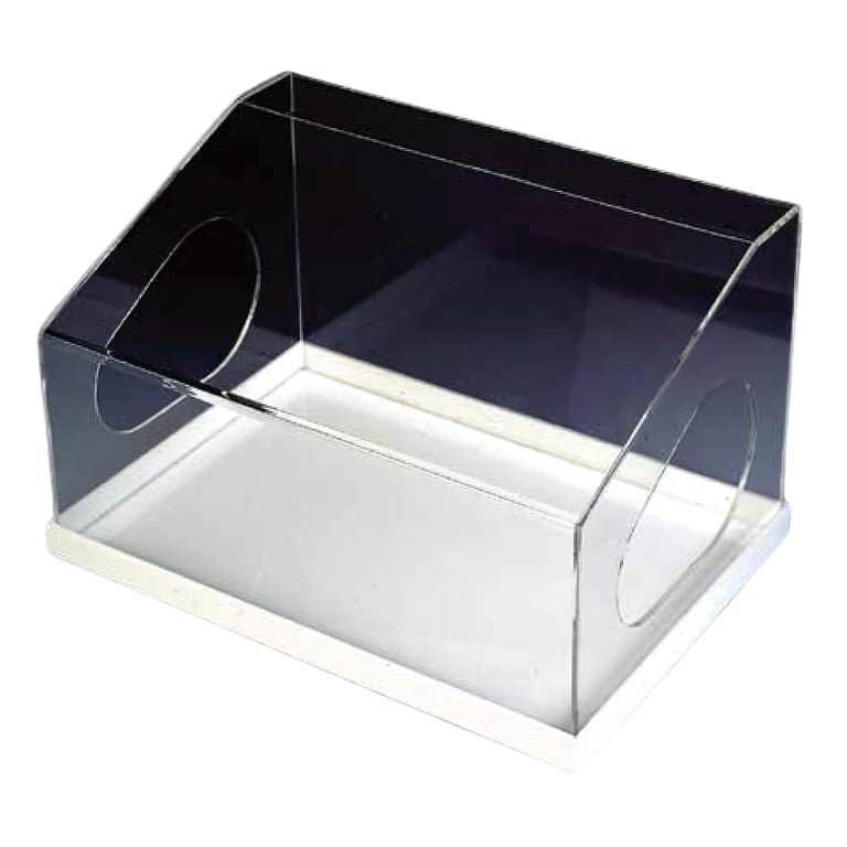 Premium Plus 11.75" x 7.75" x 7" Acrylic Grinding Box, 1/Pk. Sturdy acrylic construction is ideal