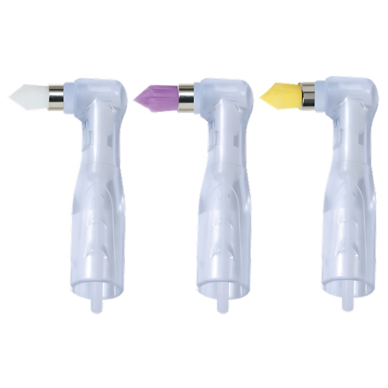 Premium Plus 60° Turn Disposable Prophy Angle Brush, Regular, Tapered, Assorted, 100/Pk