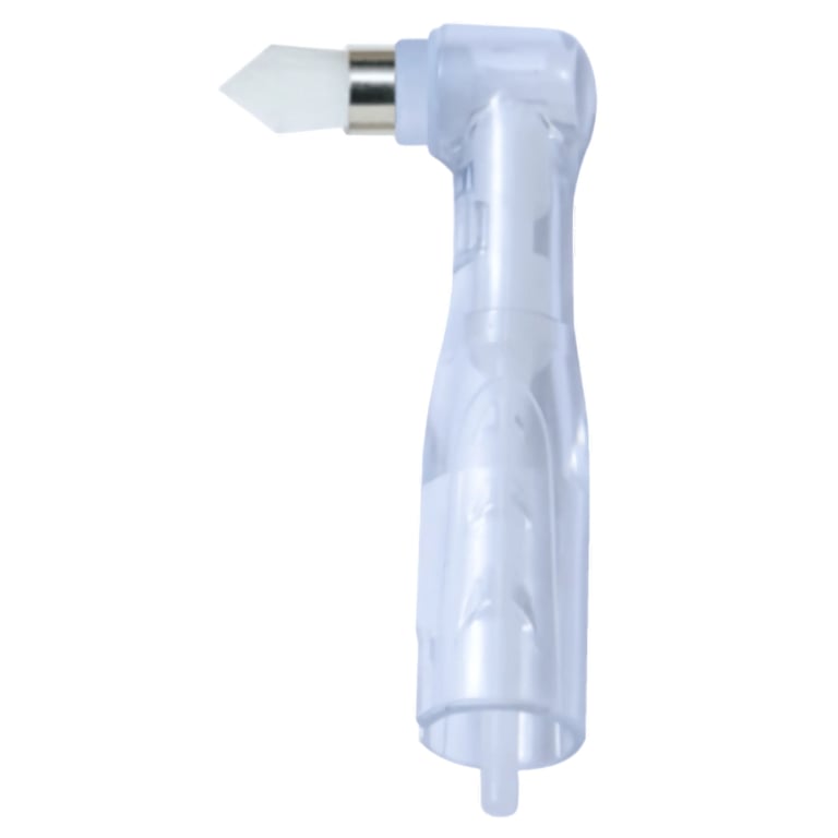 Premium Plus 60° Turn Disposable Prophy Angle Brush, Regular, Tapered, White, 100/Pk. Latex-free