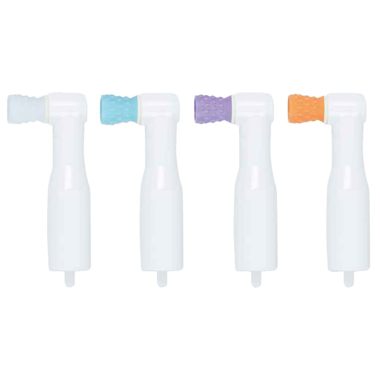 Premium Plus Disposable White 90° Prophy Angle, Regular Standard Cup, Asst Colors, 100/Pk