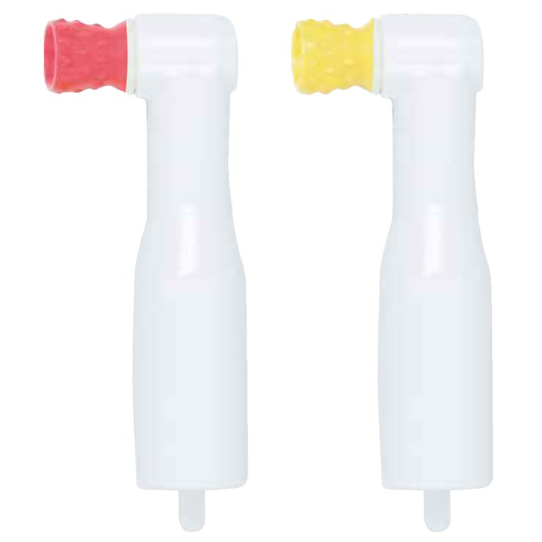 Premium Plus Disposable White 90° Prophy Angle, X-Soft Short Cup, Asst Colors, 100/Pk. Features