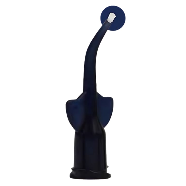 Premium Plus Black Applicator Tips with Brushes, 50/Pk. Features a universal luer lock fitting