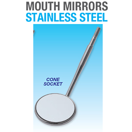 Premium Plus #4 Mouth Mirror Cone Socket Front Su