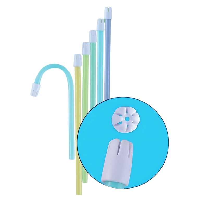 Premium Plus Disposable Saliva Ejectors, 1000/Pk. Features a latex-free, fixed tip design