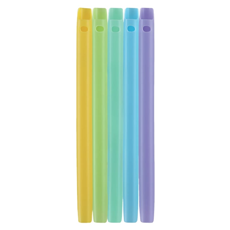 Premium Plus Disposable Vented/Non-Vented 'S' Cut Oral Evacuation Tips, Lime, 100/Pk. Vented