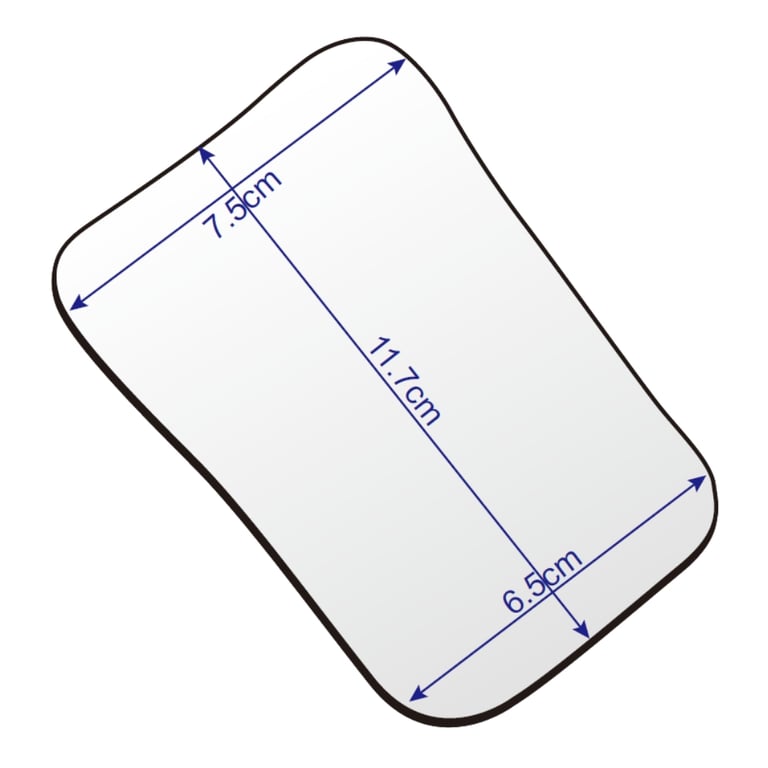 Premium Plus Photographic Front Surface Double-Sided Glass Mirrors, XL Occlusal, 1/Pk. Features
