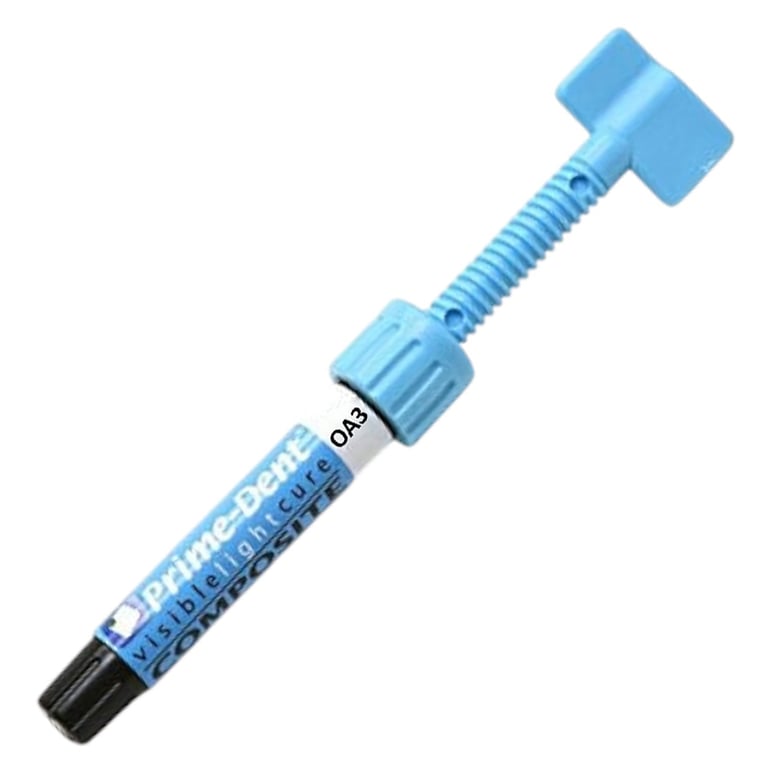 Prime-Dent Nano-Hybrid Light-Cure VLC Composite, Shade Opaque A3, 4.5gm Syringe Refill, 1/Pk