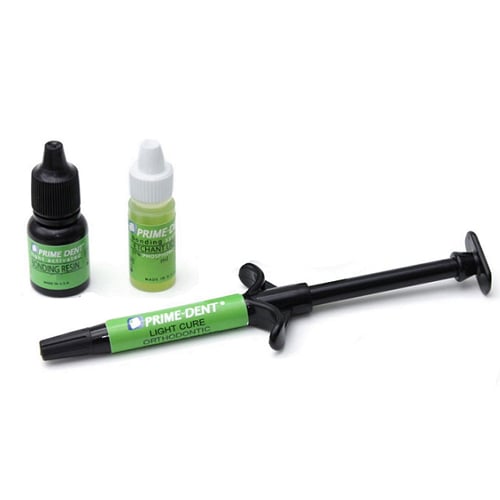 Prime-Dent Light Cure Orthodontic Adhesive Bonding System, 1/Pk. Includes: (1) 5g Paste Syringe