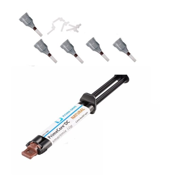 PrimeDent Dual Core (DC) Core BuildUp Material, 10 g syringe